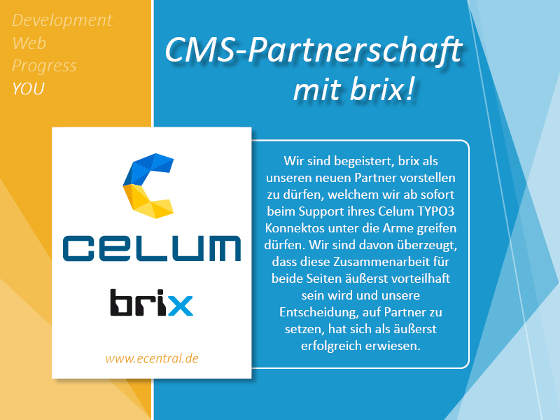Brix unser neuer Partner! - eCentral GmbH